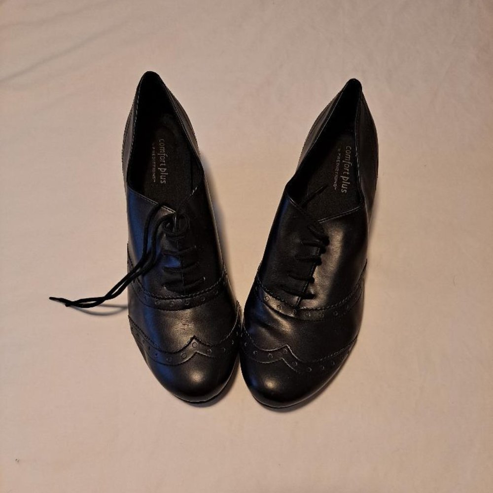 Comfort Plus Black Dress Shoes